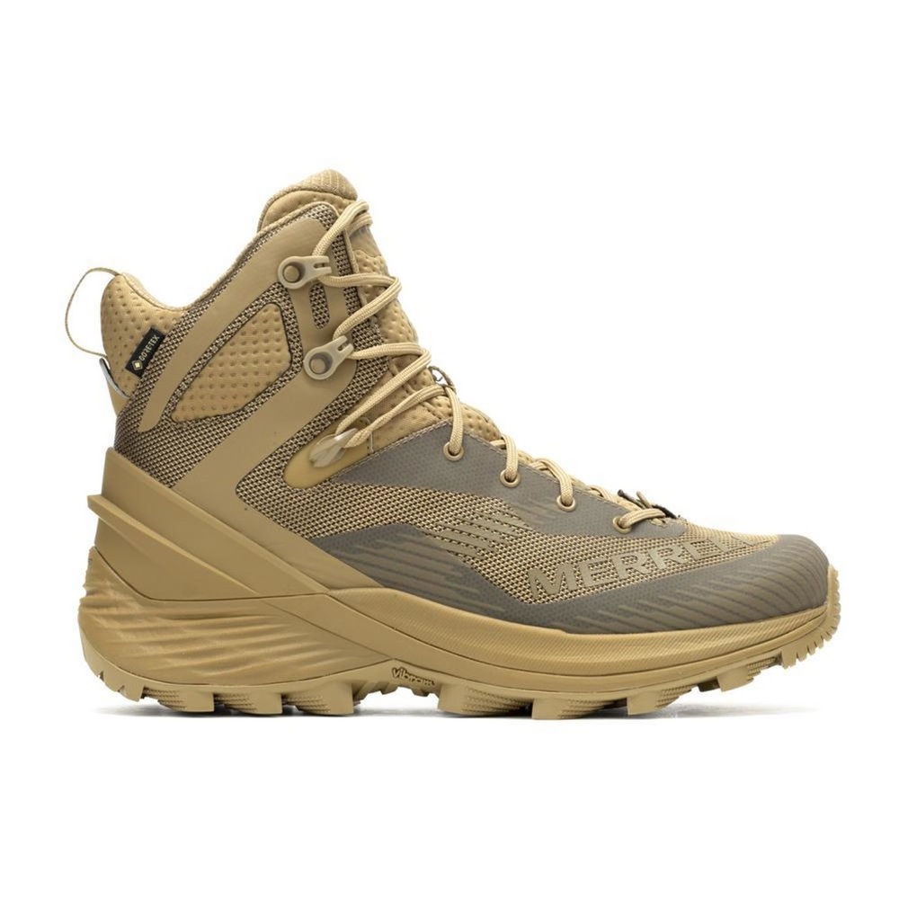 NEW Merrell size 6 Rogue Tactical GoreTex Coyote Brown shoes